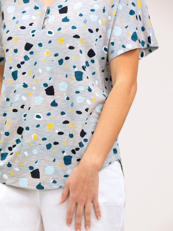 Top - Quartz Print Tee by Yarra Trail