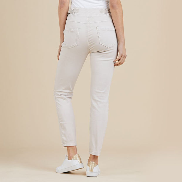 Pant - Tie Front Gathered Jean