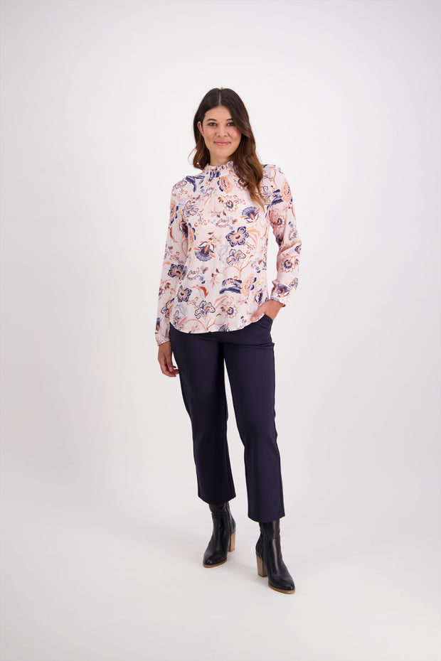 Pant - 7/8 Straight Leg Plain Ponti by Vassalli