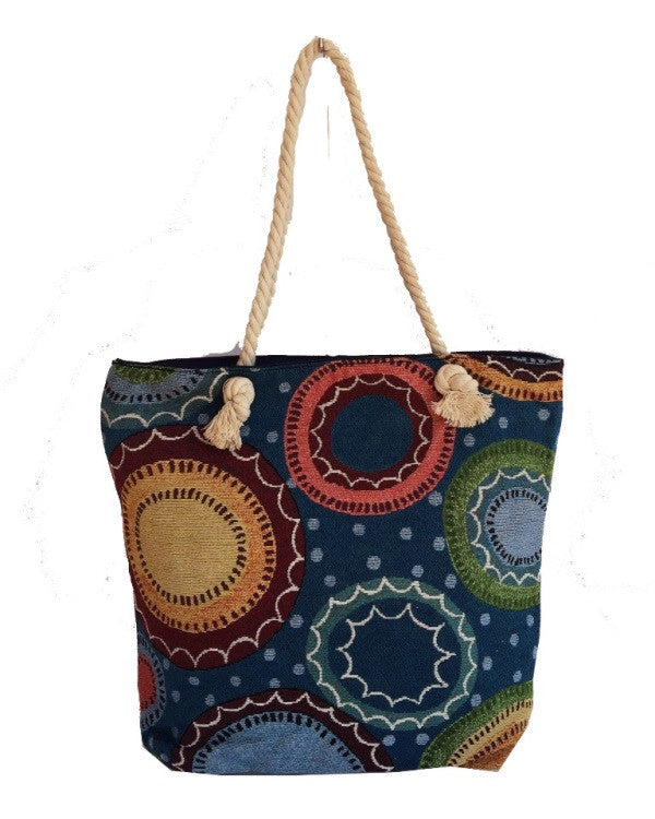 Bag - Canvas Circles