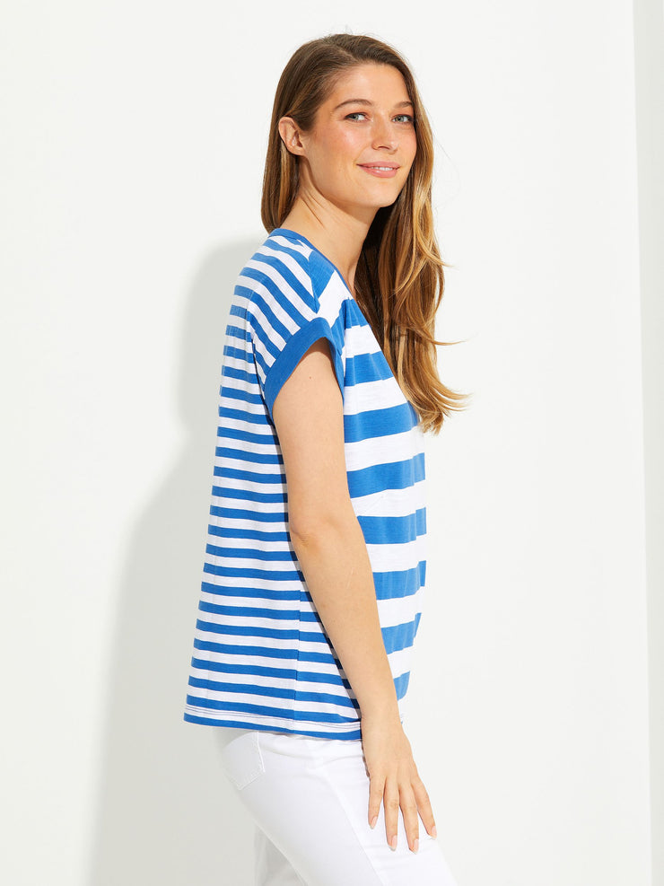 Top - Mixed Stripe Tee by Yarra Trail