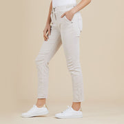 Pant - Tie Front Gathered Jean