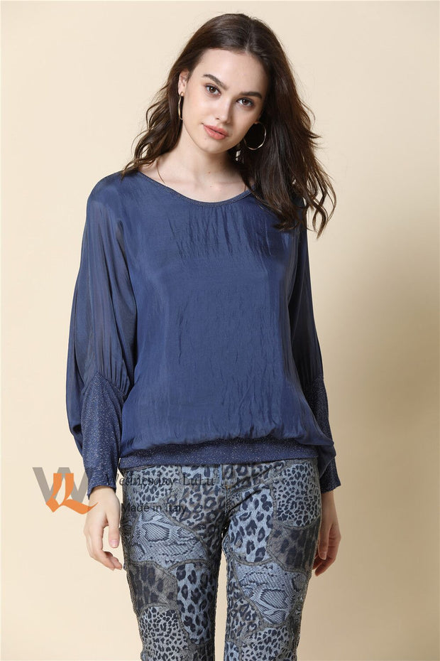 Top - Silk Hem Bling
