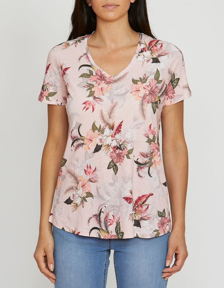 Top - Tropical Sunset Tee by JUMP