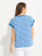 Top - Mixed Stripe Tee by Yarra Trail