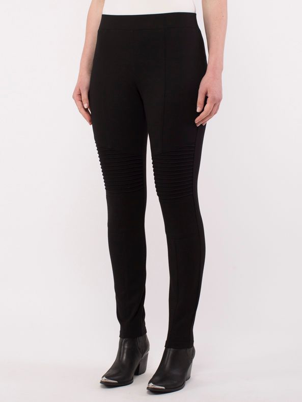 Pant  - Black Ponti Biker by PingPong