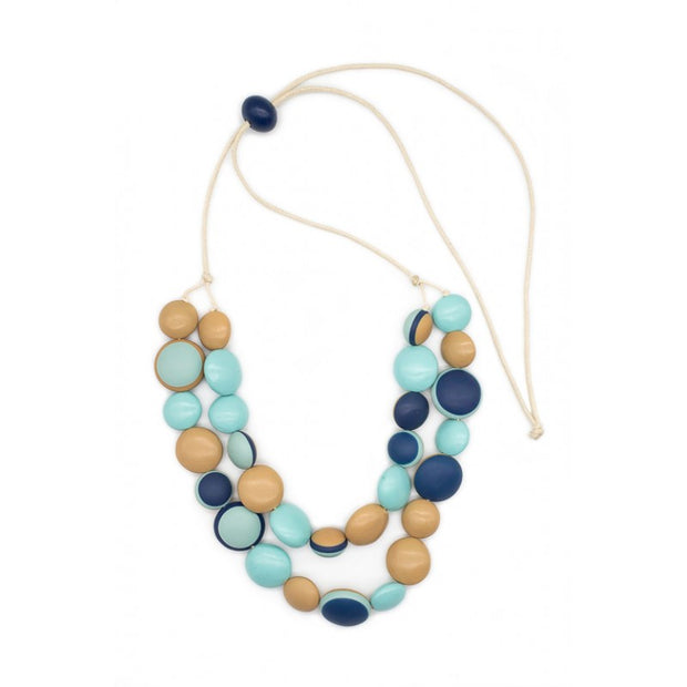 Necklace - Sky Blue Beads