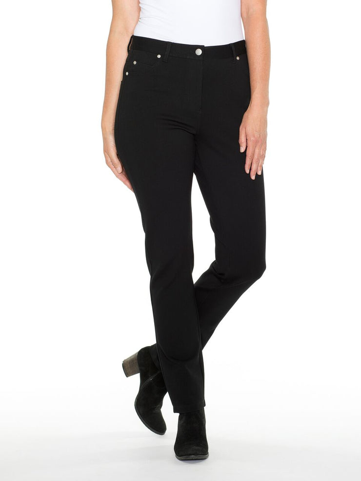 Pants - Black Super Stretch Jean by Yarra Trail