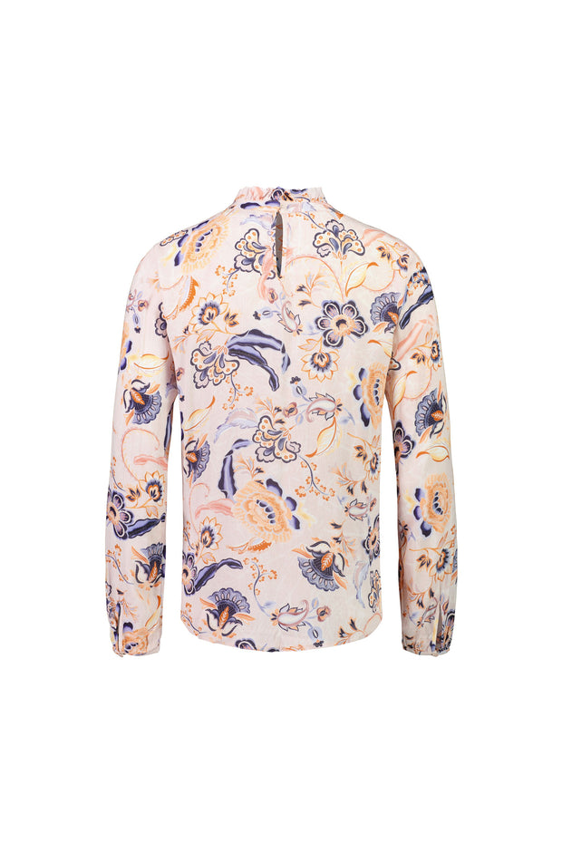 Top - L/S Ruffle Neck by Vassalli