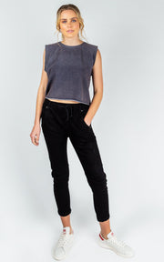 Pant - Active Black Jean by Dricoper