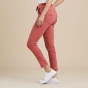 Pant - Tie Front Gathered Jogger Jean