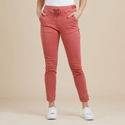 Pant - Tie Front Gathered Jogger Jean