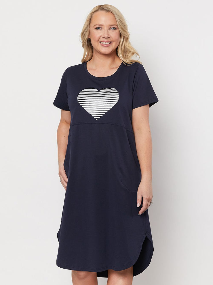 Dress - Heart Tee by Threadz