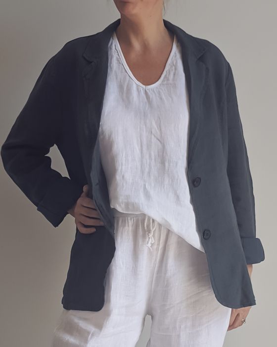 Jacket - Audrey Italian Linen Tailored