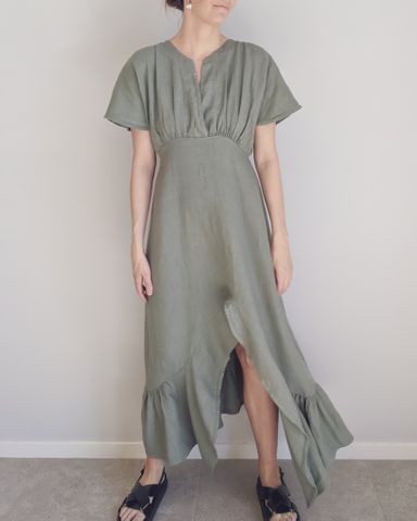 Dress - Novah 100% Italian Linen by Purolino
