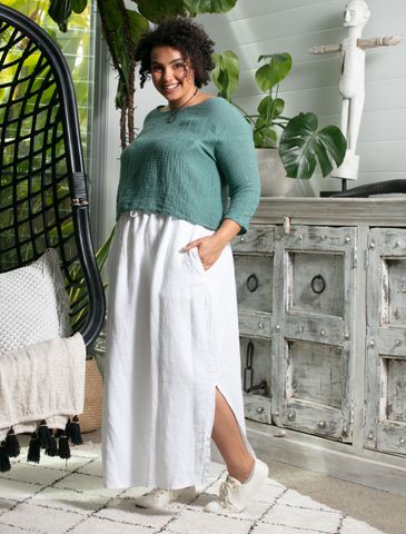 Skirt - Gabby 100% Italian Linen