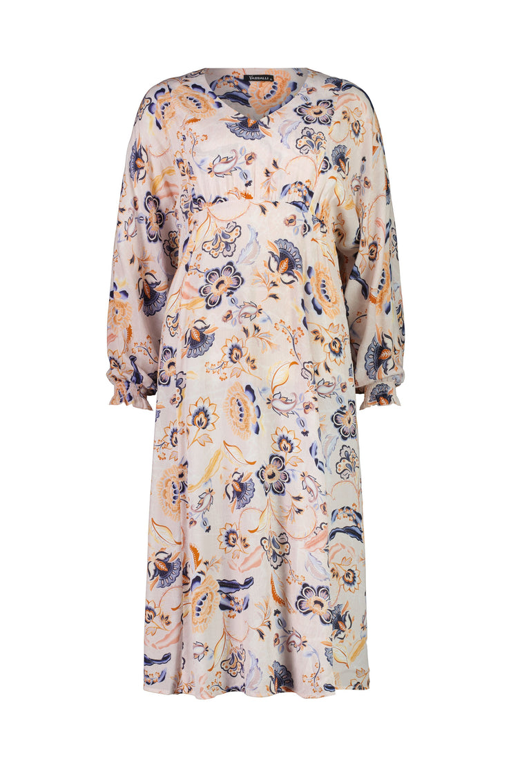 Dress - L/S V Neck Batwing by Vassalli