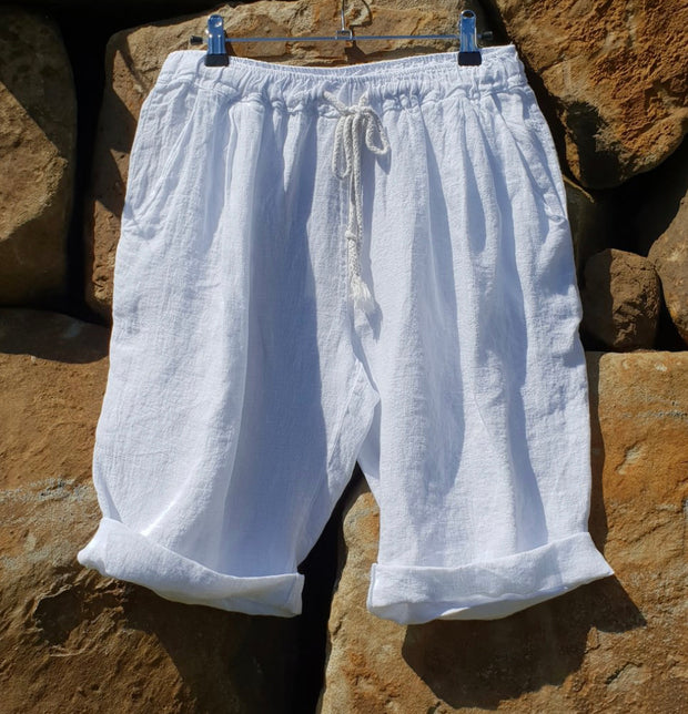 Shorts - Italian Linen Bermuda