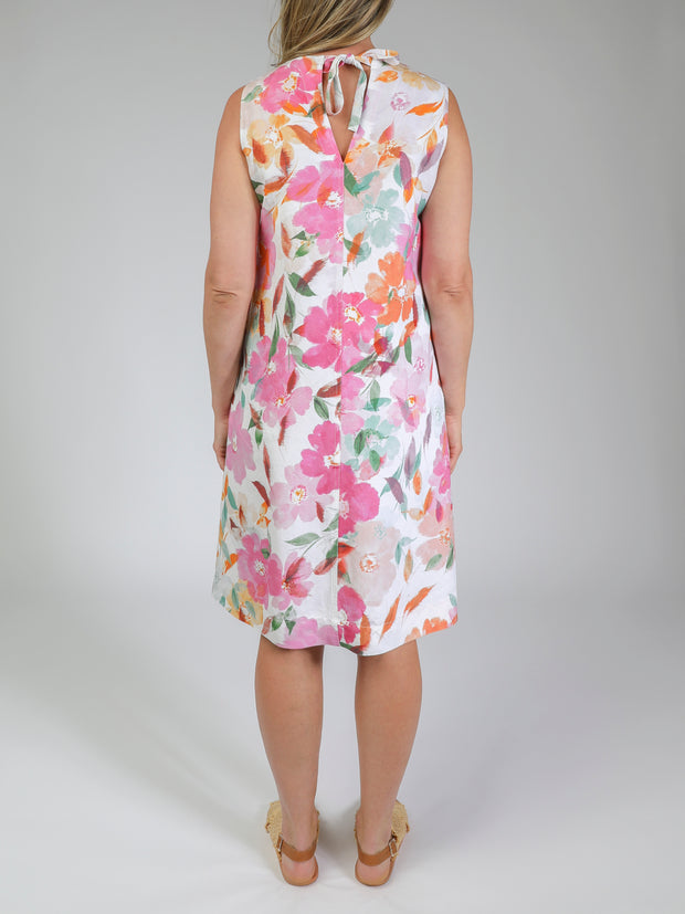 Dress - Vibrant Back Tie by JUMP