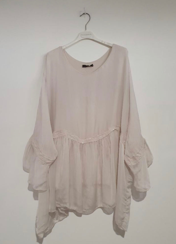 Top - Sequinned Beautiful Silk