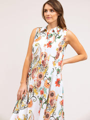 Dress - Flourish Print Cotton by Yarra Trail