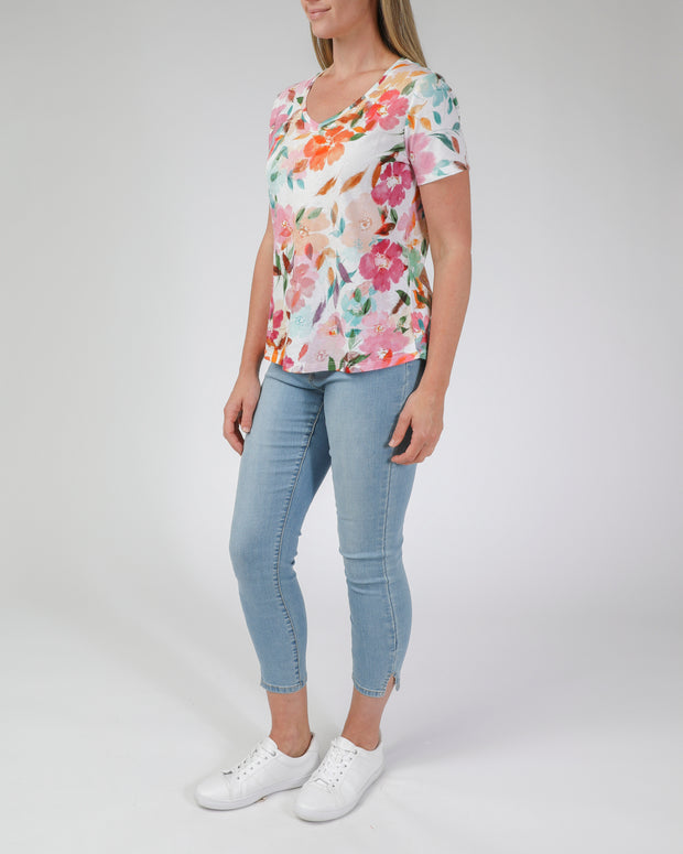 Top - Vibrant Print by JUMP