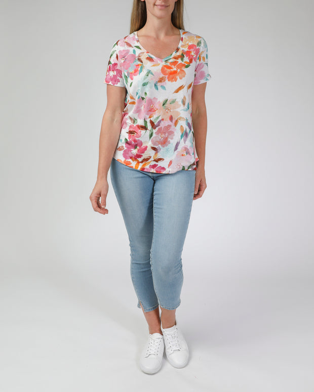 Top - Vibrant Print by JUMP