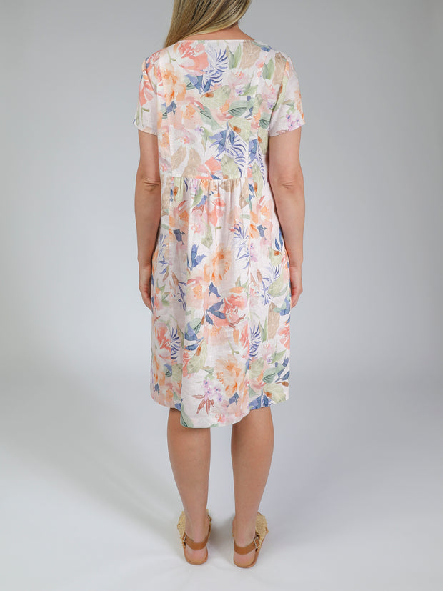 Dress - Watercolour Linen by JUMP