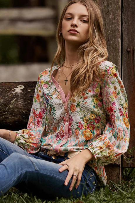 Top - Begonia Shirt by Rubyyaya