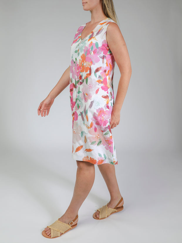 Dress - Vibrant Back Tie by JUMP