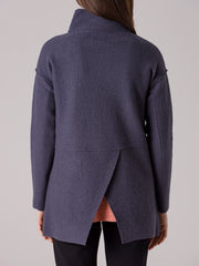 Jacket - Pannelled Wool Coat by Yarra Trail