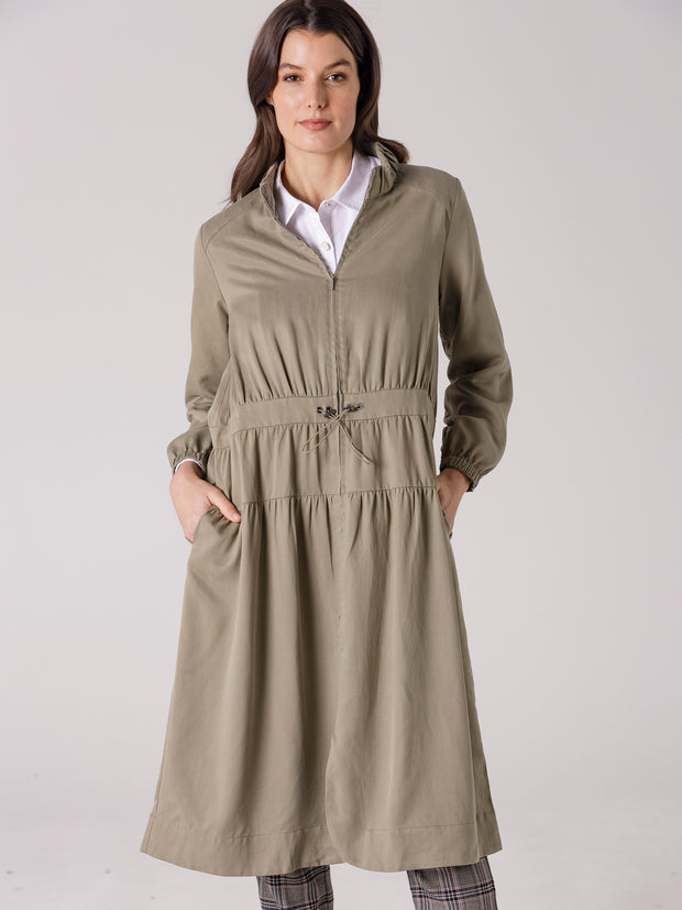 Jacket - Ruched Coat by Yarra Trail