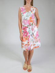 Dress - Vibrant Back Tie by JUMP