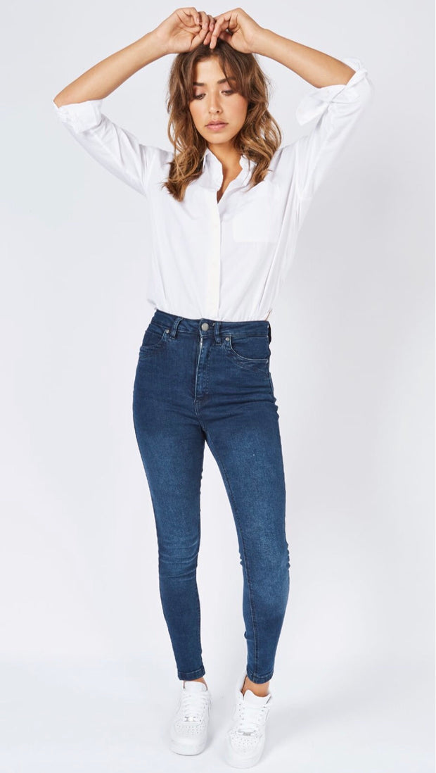 Jeans - High Jeans in Dim Blue by Dricoper