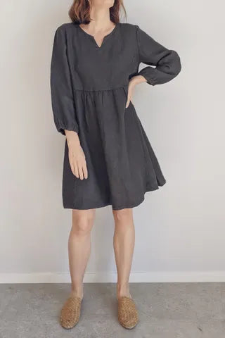 Dress - Isabella Italian Linen by Purolino