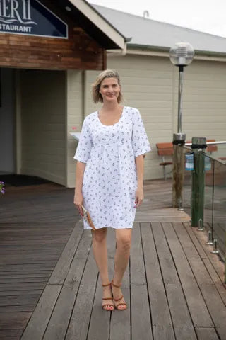 Dress - Katelyn Italian Linen by Purolino