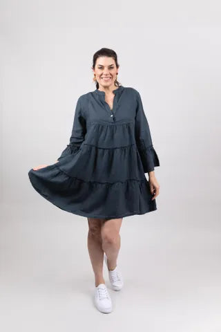 Dress - Luciana Italian Linen by Purolino