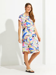 Dress - Curves Print by Yarra Trail