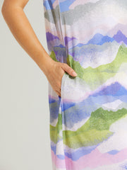 Dress - Alps Print by Yarra Trail