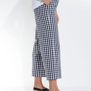 Pant - 7/8 Gingham Marco Polo