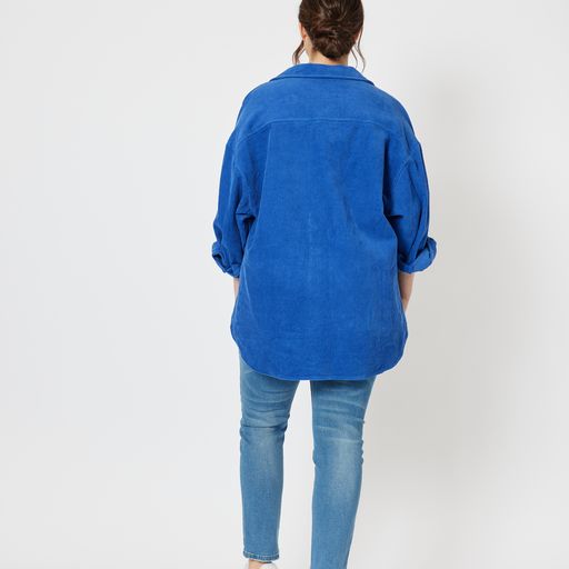 Jacket - Zoe Cord Shacket by Threadz