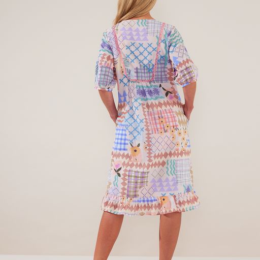 Dress - Patchwork Print by Yarra Trail