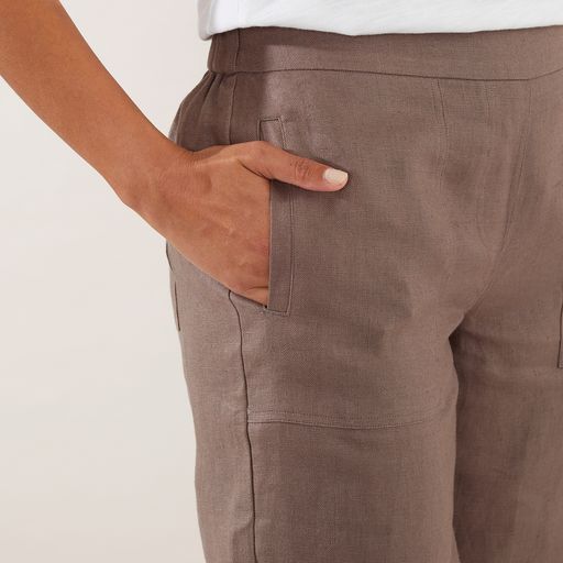 Pant - Linen Tailored Shorts
