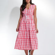 Dress - S/L Gingham by Marco Polo