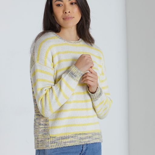 Jumper - L/S Stripe Spliced by Marco Polo