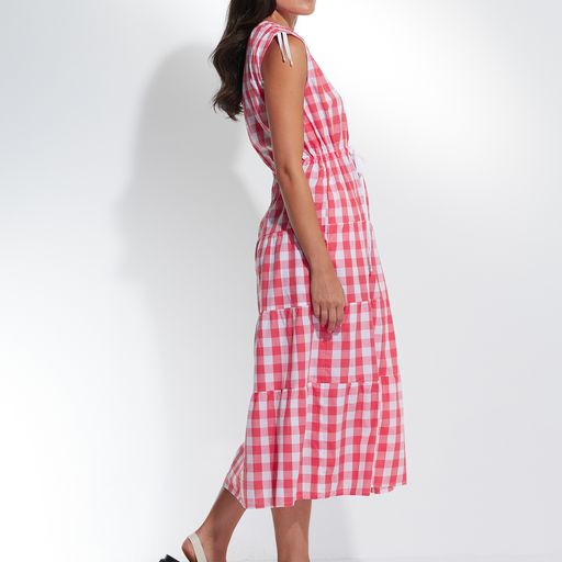 Dress - S/L Gingham by Marco Polo