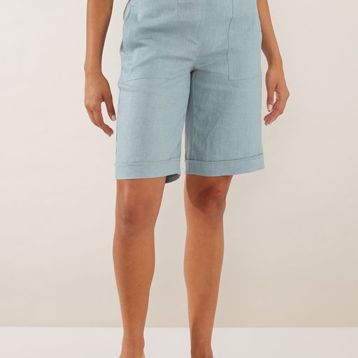 Pant - Linen Tailored Shorts