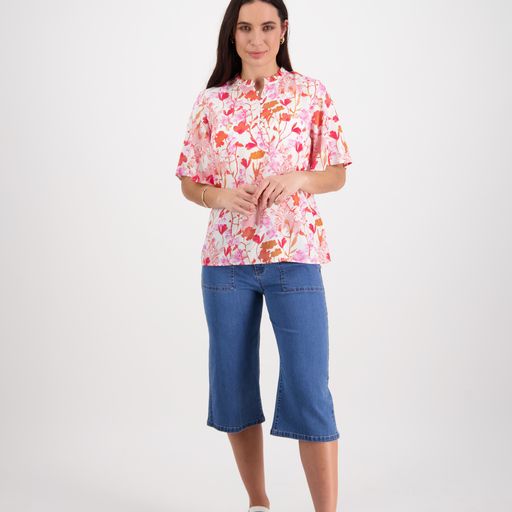 Top - Button Up Floaty SLV by Vassalli