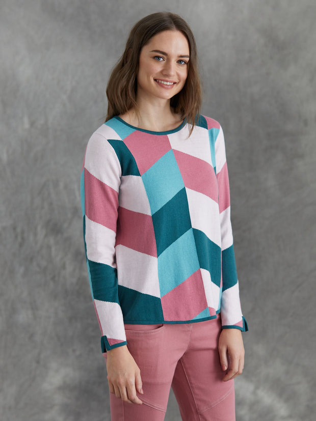 Jumper - Chevron Knit by Yarra Trail