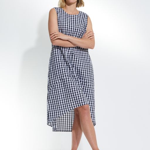 Dress - S/L Gingham by Marco Polo